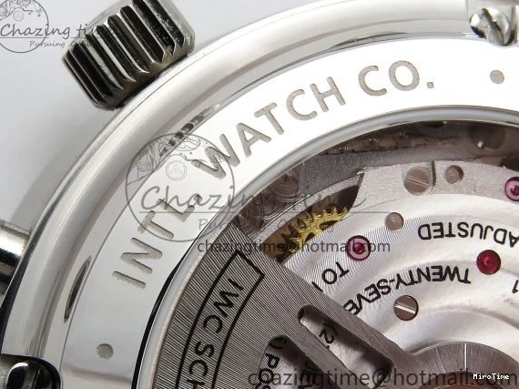 MIROTIME 0212 Portuguese Chrono IW3716 Z+F 1:1 Best Edition White Dial on Gray Rubber Strap A WrinkleFree 7014